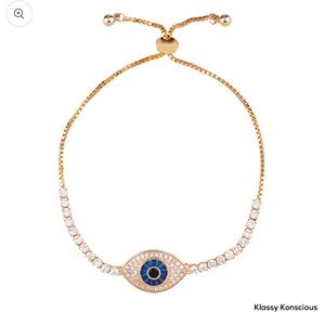 Evil Eye Gold Bracelet “Life”